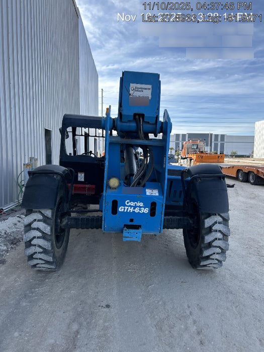 2020 Genie GTH-636 Canopy, Solid Tires, Work Lights, Beacon, Aux Hydraulics, Back up Alarm