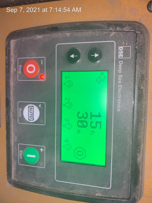 2021 Allmand NLV3GR (4) LED Light Fixture 350W, 23' Vertical Mast, 3kW Prime, Towable, Deep Sea L401, Leveling Jacks, Yanmar T4F 5.8hp