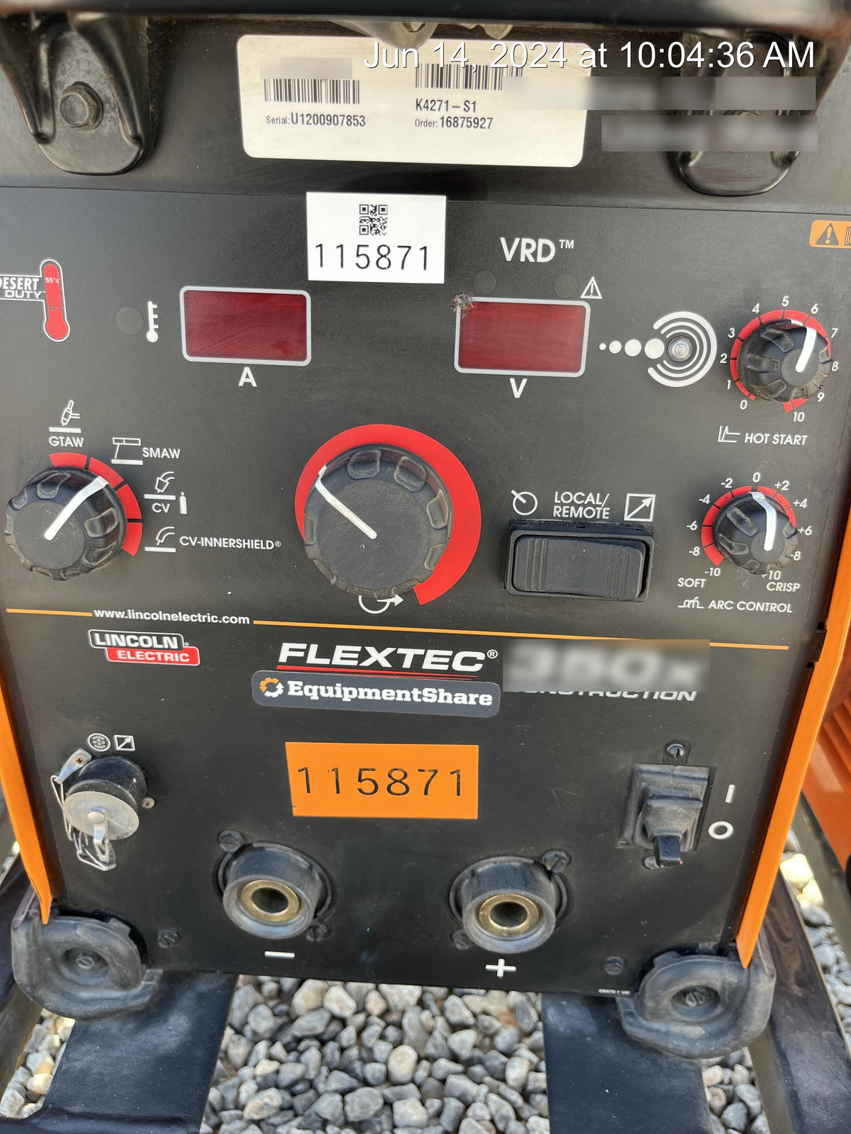 2020 LINCOLN ELECTRIC FLEXTEC 350X