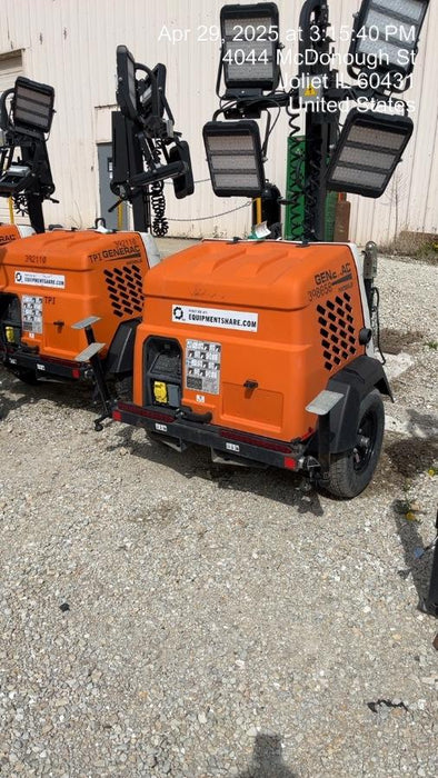 2024 Generac MLT2 Diesel, Flex Switch 120V Input, Powerzone Controller, 
(4) 320W LED Lights, 4kW Generator, 39.9 Gal Fuel Tank, 2" Ball, T3