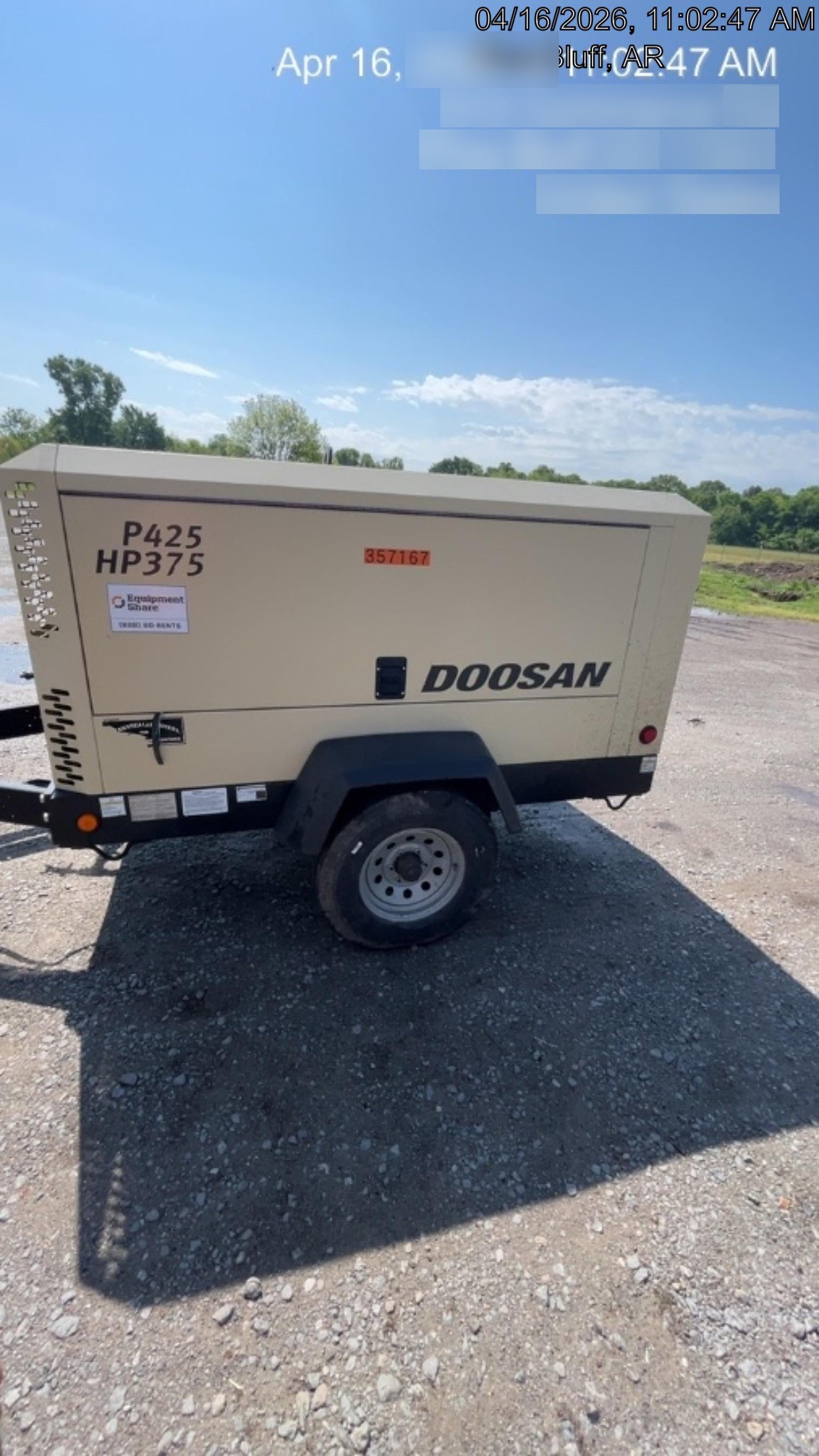 2023 DOOSAN P425/HP375WCU