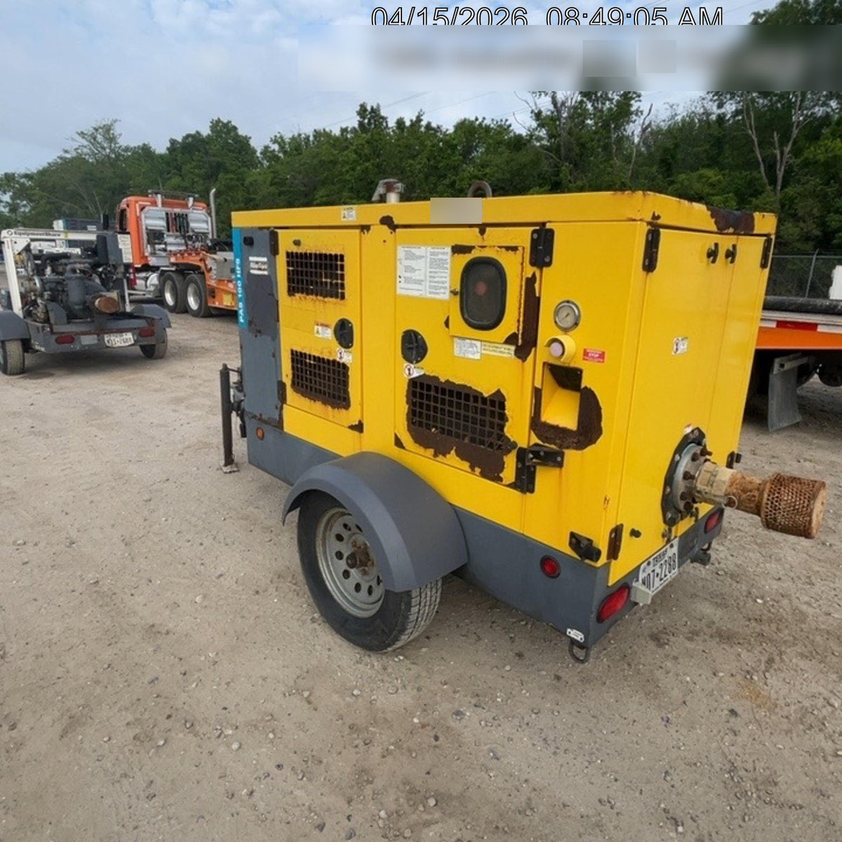2020 ATLAS COPCO PAS 100 HF CS Enclosed