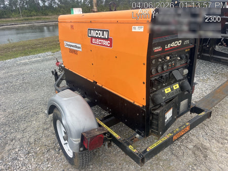 2022 Lincoln Electric LE400 Kubota V1505, Trlr, Cable Rack, Light Kit, ES Decals, T3