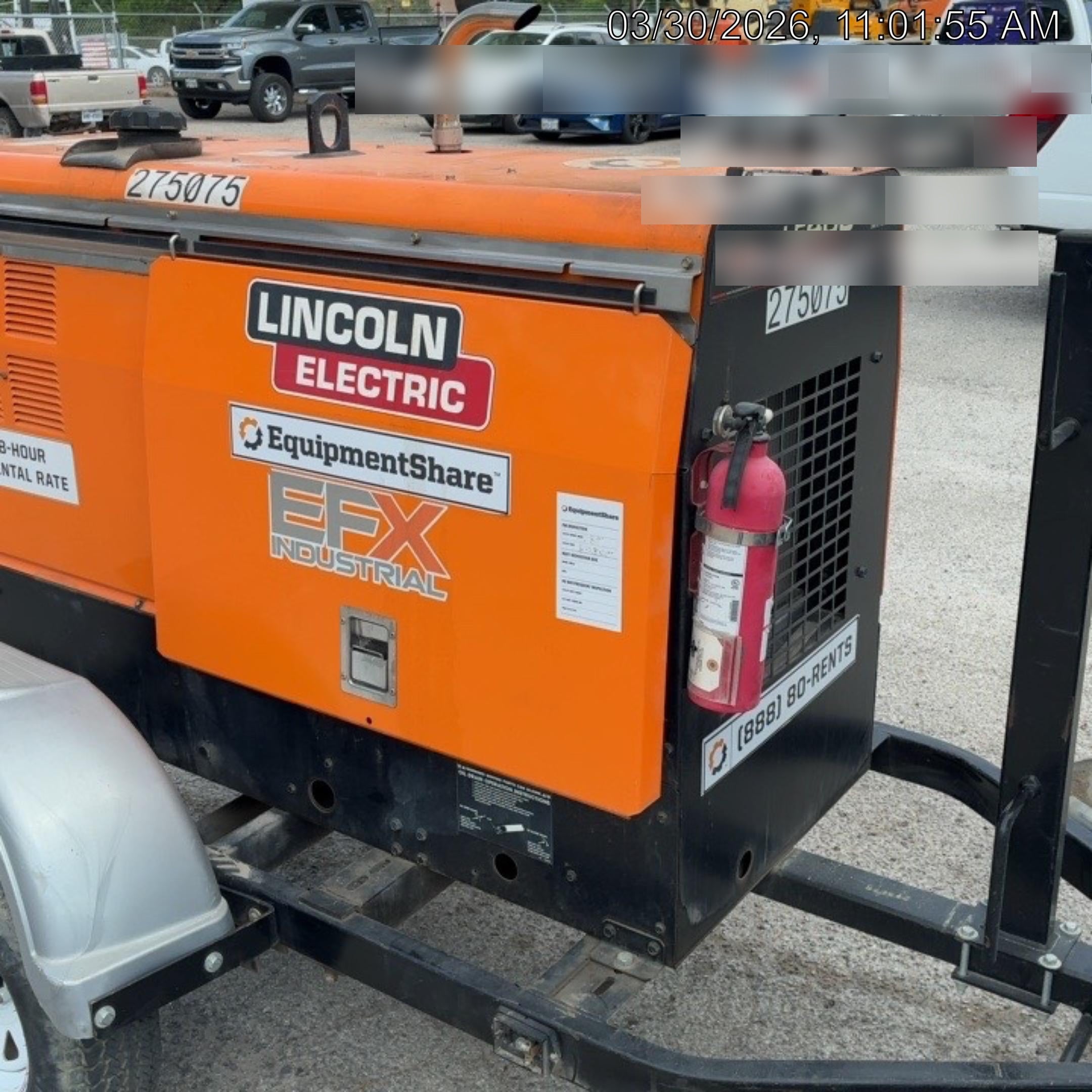 2022 Lincoln Electric LE400 Kubota V1505, Trlr, Cable Rack, Light Kit, ES Decals, T3