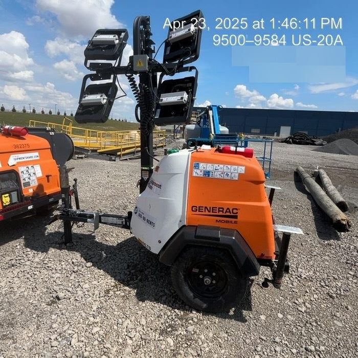 2024 Generac MLT2 Diesel, Flex Switch 120V Input, Powerzone Controller, 
(4) 320W LED Lights, 4kW Generator, 39.9 Gal Fuel Tank, 2" Ball, T3