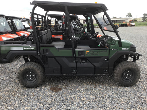 2019 Kawasaki Mule PRO-DXT Standard Options, Backup Alarm, Beacon, Plastic Hard Top, Poly Windshield, Horn Kit