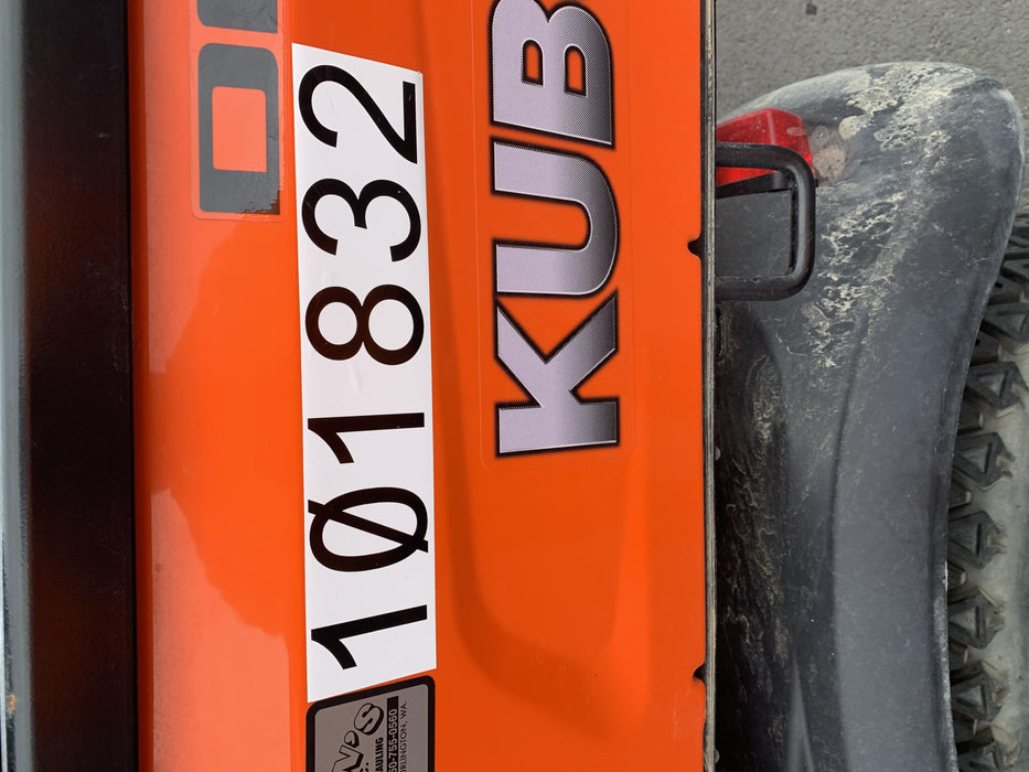 Kubota RTV-X1140W-H 4WD, LED Strobe, Windshield Acrylic Clear, Plastic Canopy, Wire Harness Kit, Backup Alarm