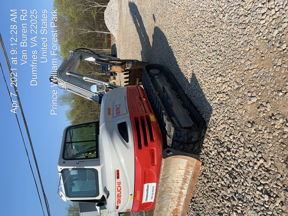 2020 Takeuchi TB290C Cab/Heat/Air, Rubber Tracks, Manual TAG QC