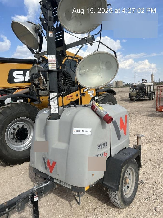 2018 Wacker Neuson LTV6L-MH Wacker Neuson LTV6L Mobile Light Tower w/Fuel Level Sensor Installed