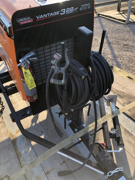 2021 Lincoln Electric Vantage 322 Vantage 322 Ready Pak 3 w/ Decals, ORANGE (includes trailer, cable rack, fender light kit) NO Telematics