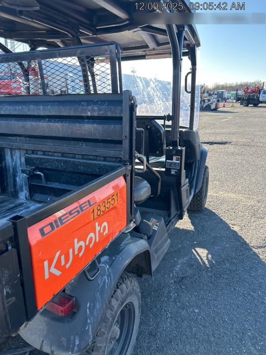 2021 Kubota RTV-X1140W-H Plastic Canopy, Windshield Acrylic Clear, LED Strobe Light, Wire Harness Kit, Back up Alarm