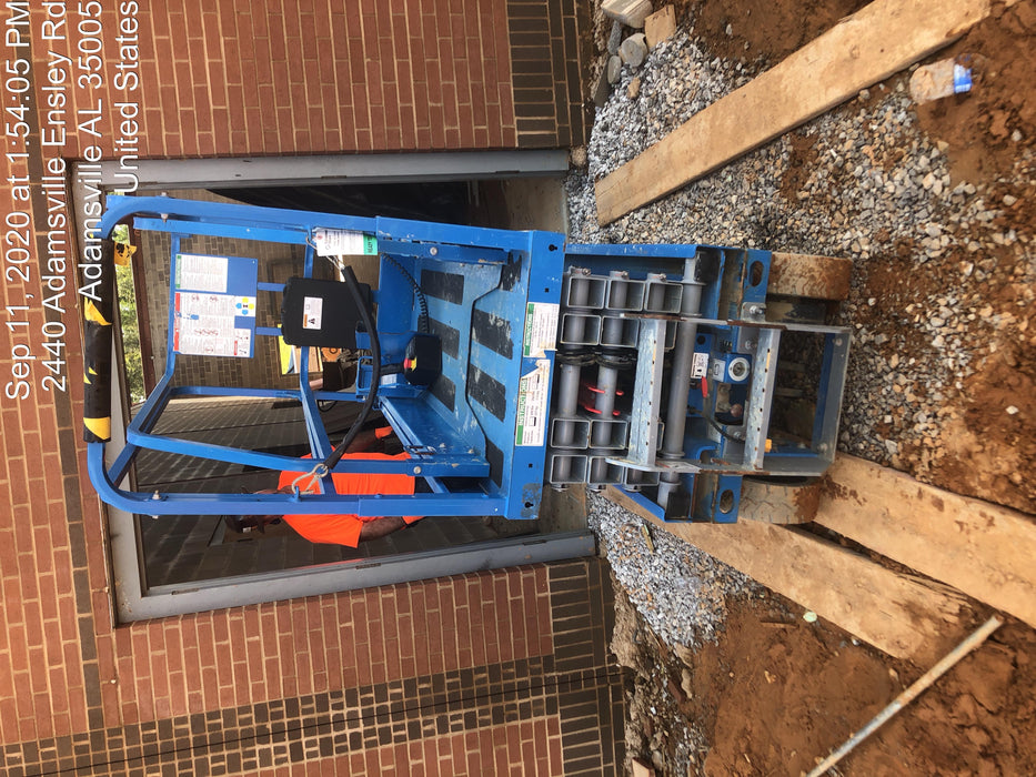 2019 Genie GS-1930 Fixed Rails with Chain Entry