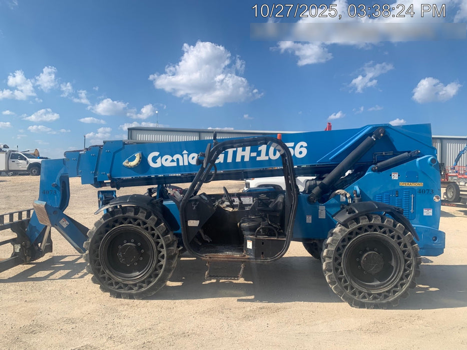 2016 Genie GTH-1056 Genie GTH1056, Solid Tires, 60" carriage, Open ROPS
