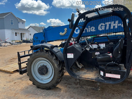 2018 Genie GTH-844 Genie GTH-844D w/Open ROPS, FF Tires, Work Light/Beacon, 60" Carriage and Forks