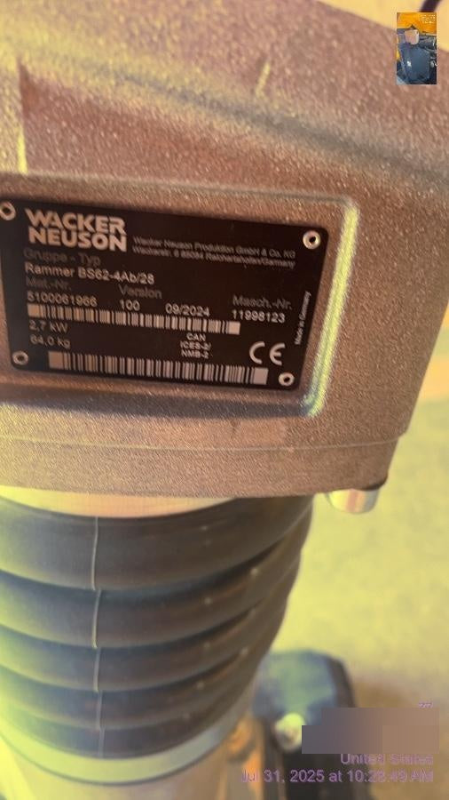 2025 WACKER NEUSON BS62-4Ab/28