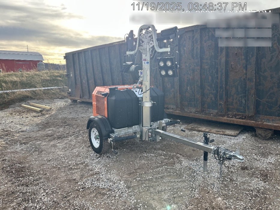 2024 Wanco WLTT-4MM4K Diesel, Deep Sea Controller, Shore Power Plug, Auto Start, (4) 350W LED Floodlights, 4kW Generator, 60 Gal Fuel Tank, 2" Ball, T3