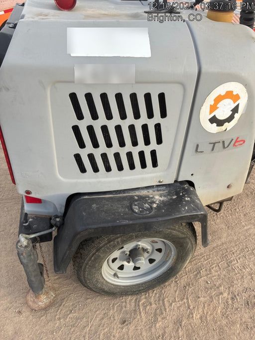 2019 Wacker Neuson LTV6L-MH Wacker Neuson LTV6L Mobile Light Tower w/Fuel Level Sensor Installed