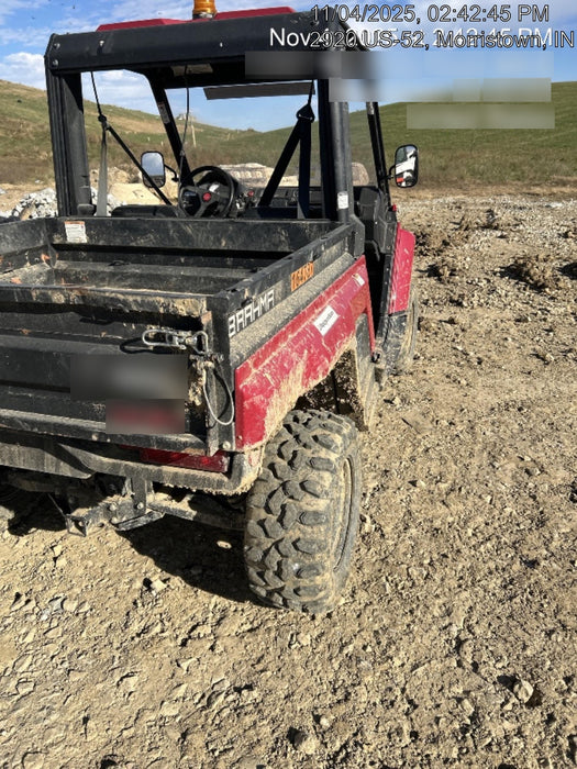 2021 Yanmar YU1000 Canopy, Steel Wheel, Poly WindShield, Beacon, Backup Alarm