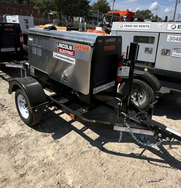 2024 Lincoln Electric LE400 Kubota V1505, Trlr, Cable Rack, Light Kit, ES Decals, T3