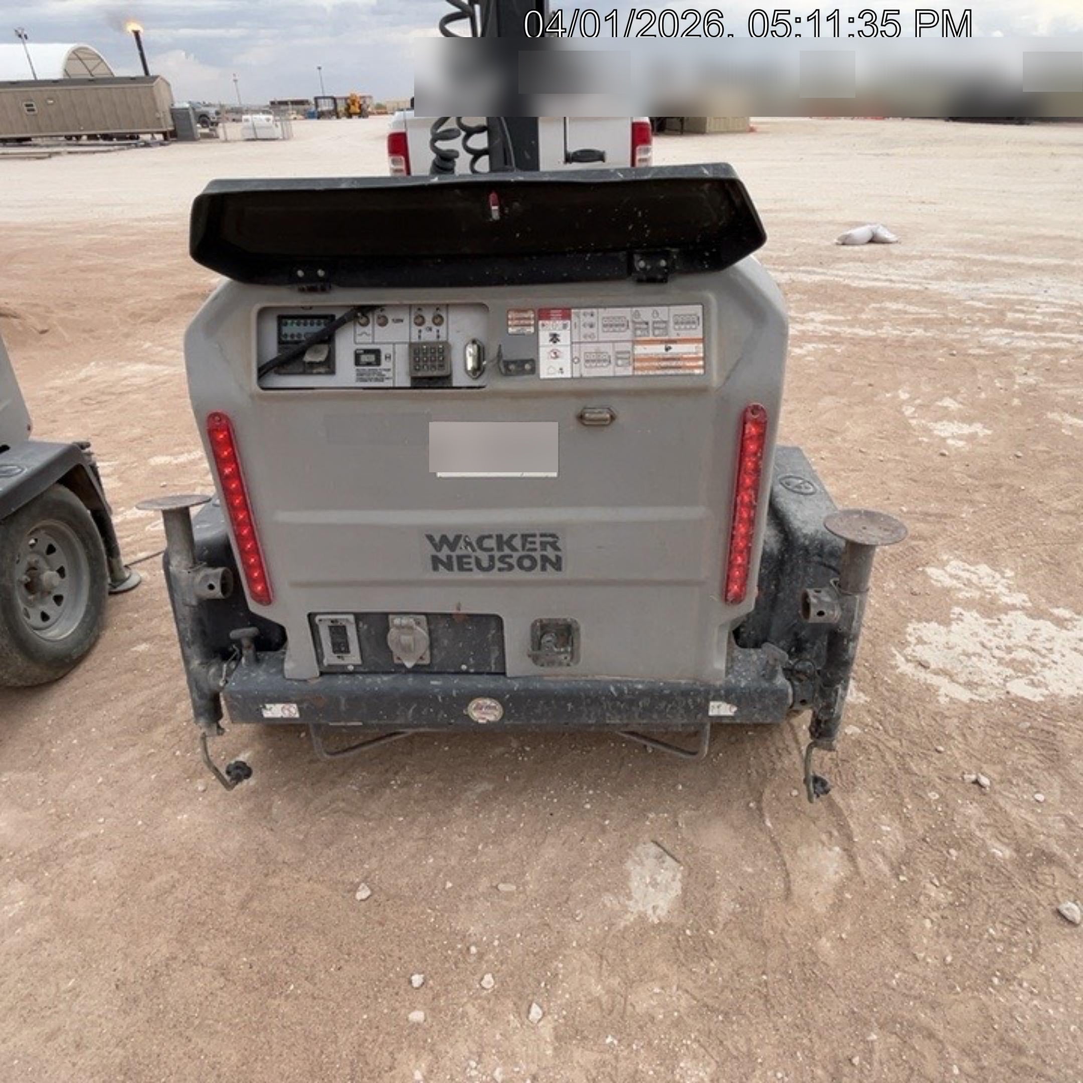 2019 Wacker Neuson LTV6L-MH Wacker Neuson LTV6L Mobile Light Tower w/Fuel Level Sensor Installed