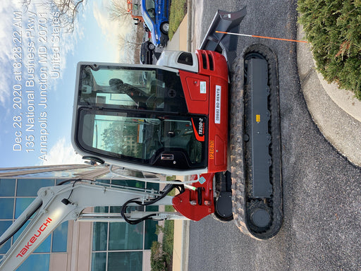 2020 Takeuchi TB250-2C Cab/Heat/Air, Rubber Tracks, Manual TAG QC