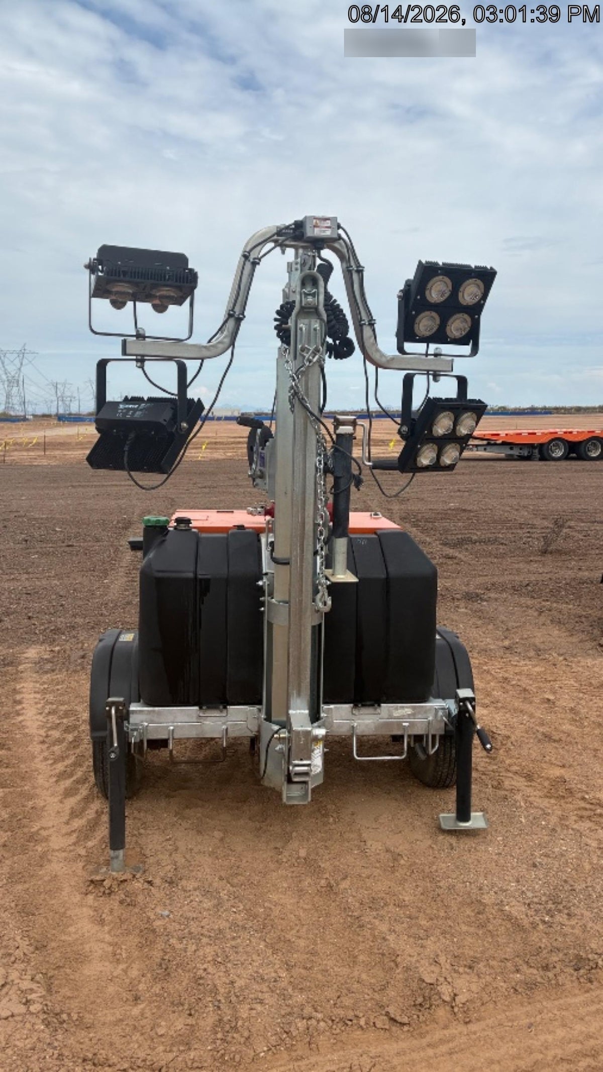 2024 Wanco WLTT-4MM4K Diesel, Deep Sea Controller, Shore Power Plug, Auto Start, (4) 350W LED Floodlights, 4kW Generator, 60 Gal Fuel Tank, 2" Ball, T3