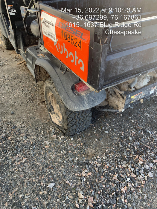 2020 Kubota RTV-X1140W-H Canopy, 4-Seater, Diesel, Windshield Acrylic Clear, Strobe Light, Backup Alarm