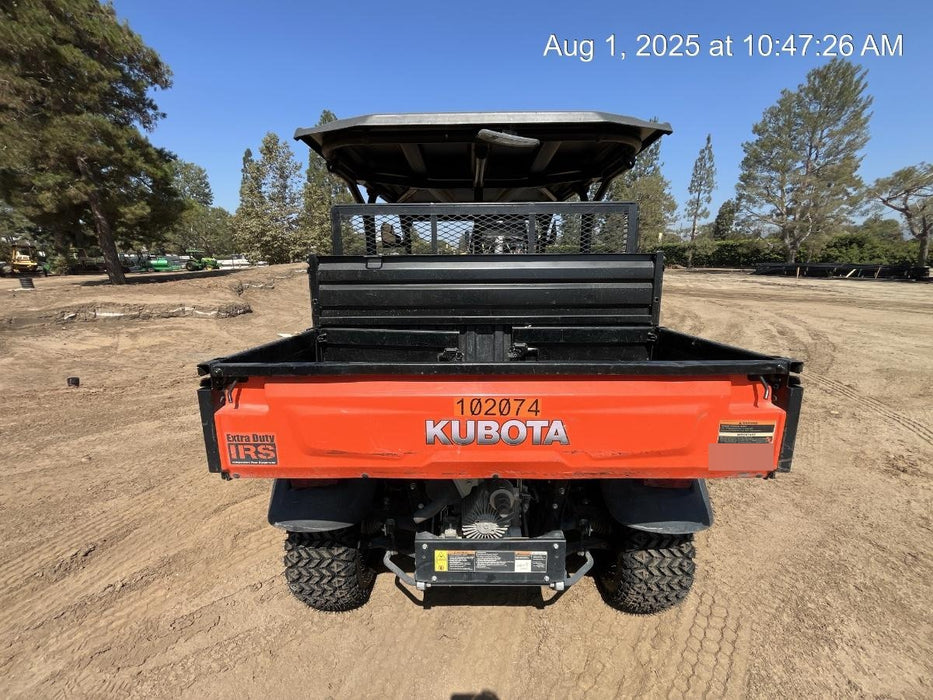 Kubota RTV-X1140W-H 4WD, LED Strobe, Windshield Acrylic Clear, Plastic Canopy, Wire Harness Kit, Backup Alarm