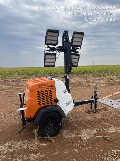 2023 Generac MLT2 Diesel, Flex Switch 120V Input, Powerzone Controller, (4) 320W LED Lights, 4kW Generator, 39.9 Gal Fuel Tank, 2" Ball, T3