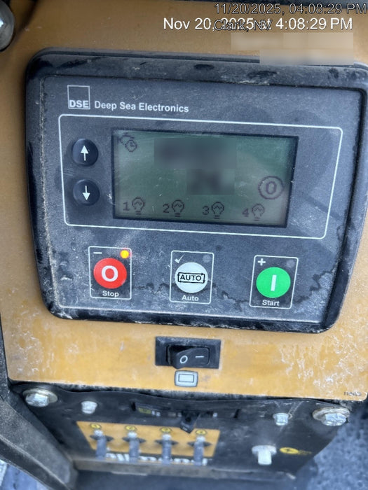 2022 Allmand NLV3GR (4) LED Light Fixture 350W, 23' Vertical Mast, 3kW Prime, Towable, Deep Sea L401, Leveling Jacks, Yanmar T4F 5.8hp