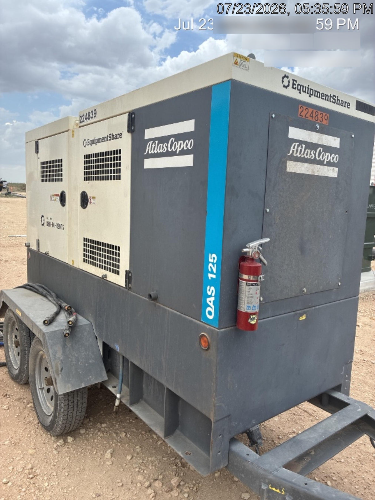 2022 ATLAS COPCO QAS 125