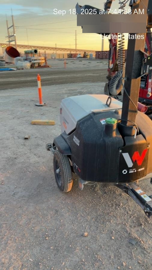 2024 Wacker Neuson LTT4 Diesel, Kohler KDW702, Deep Sea Controller, Auto Start, LED 320W, Bypass Outlet, T3