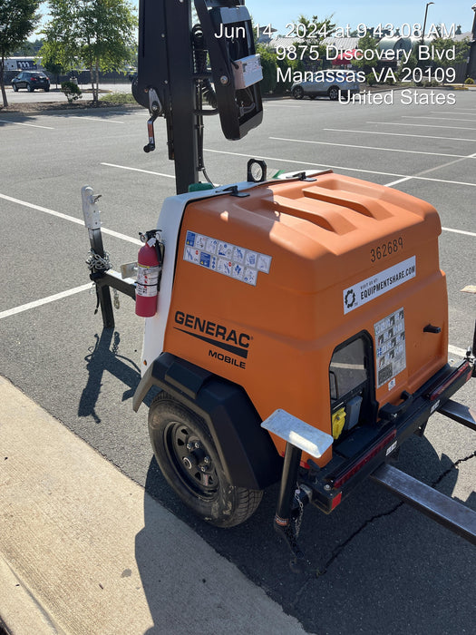 2023 Generac MLT2 Diesel, Flex Switch 120V Input, Powerzone Controller, 
(4) 320W LED Lights, 4kW Generator, 39.9 Gal Fuel Tank, 2" Ball, T3