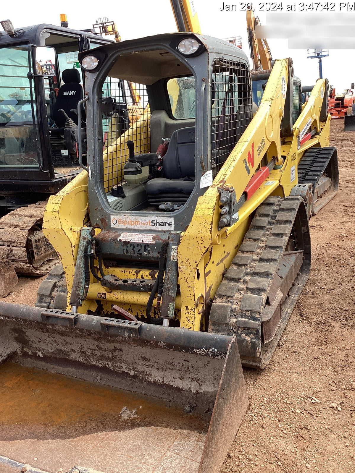 2018 Wacker Neuson ST31 Wacker Neuson ST31 w/Canopy, Selectable EH Controls, Counter weight, Foot Throttle, Bucket Leveling, 75" Smooth Bucket, Pallet Forks