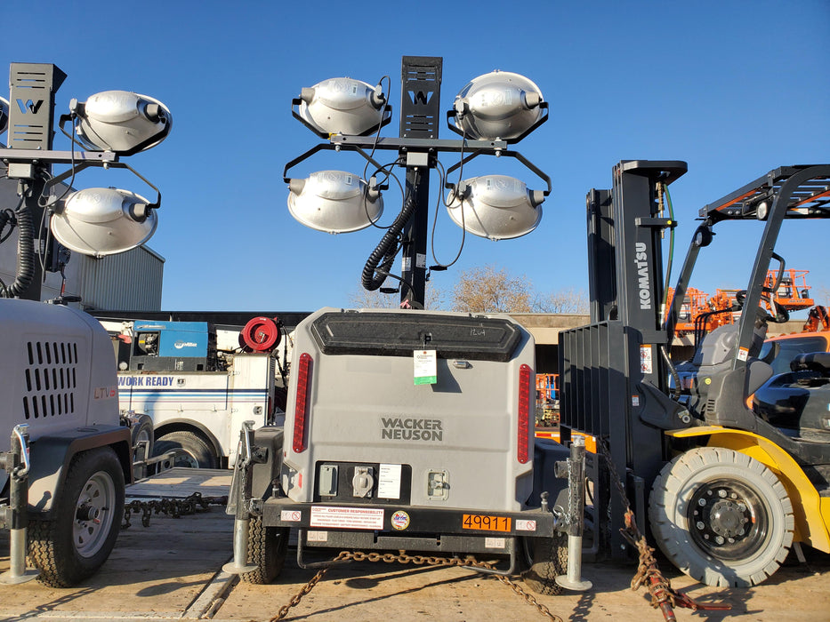 2019 Wacker Neuson LTV6L-MH Mobile Light Tower w/Fuel Level Sensor Installed