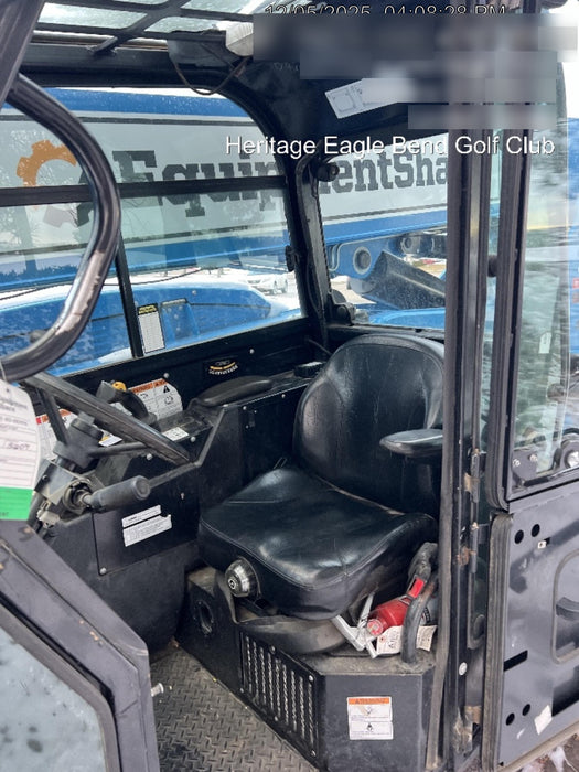 2019 Genie GTH-844 Cab/Heat/AC, Solid RT Tires, LED Work Lights, Beacon 60" QA Carriage, 48" Forks