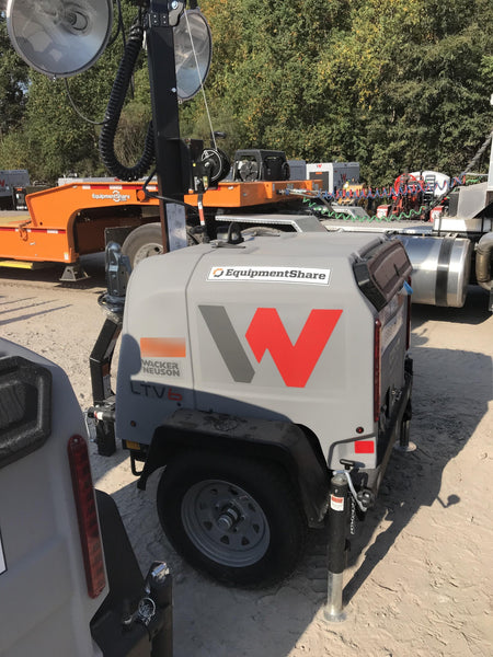 2019 Wacker Neuson LTV6L-MH Wacker Neuson LTV6L Mobile Light Tower w/Fuel Level Sensor Installed