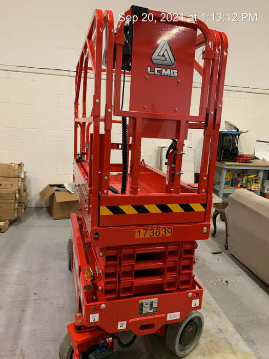 2021 Lgmg AS1932E Electric Drive, Solid Non Marking Tires, Dual Beacons