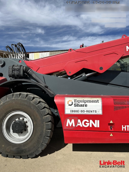 2019 Magni HTH 20.10 Two LED lights on cab - front, Four LED lights on cab - rear, Two LED lights on the boom, Camera on boom & back, Foam Filled Tires | Attachments: Forkcarriage 20 T with 96" forks & positioner w/Forkcarriage 20 T with 96" forks & positioner