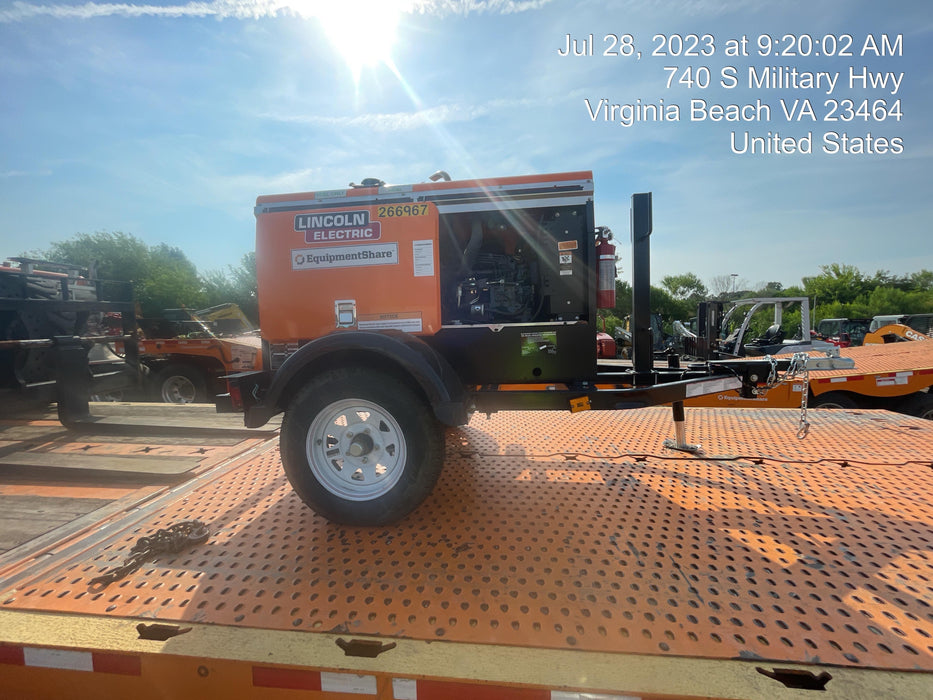 2022 Lincoln Electric LE400 Kubota V1505, Trlr, Cable Rack, Light Kit, ES Decals, T3