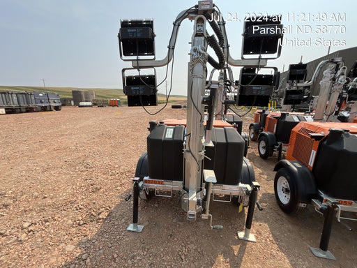 2024 Wanco WLTT-4MM4K Diesel, Deep Sea Controller, Shore Power Plug, Auto Start, (4) 350W LED Floodlights, 4kW Generator, 60 Gal Fuel Tank, 2" Ball, T3