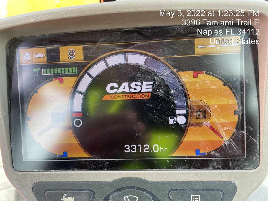 2015 Case CX80C CLOSED CAB, A/C,RUBBER TRACKS PADS,7'-2" ARM,THUMB