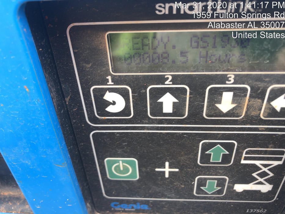 2019 Genie GS-1930 Fixed Rails with Chain Entry