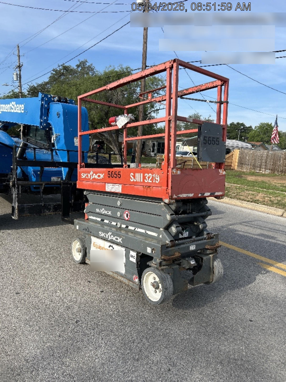 2017 Skyjack SJIII-3219 SJ3219, Trojan Battery Set, Extended Warranty 5yr/5k hr