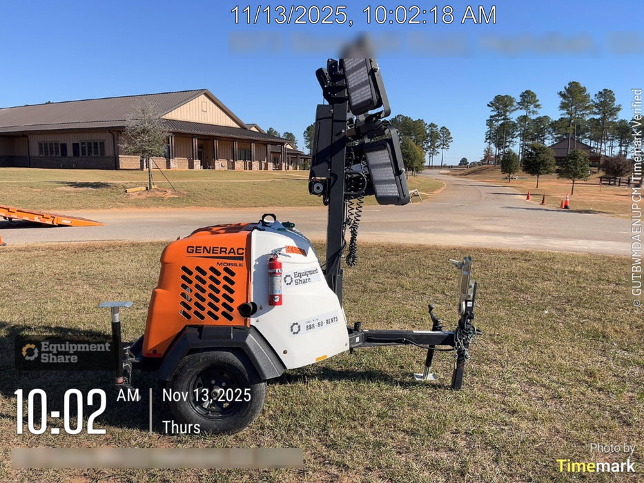 2024 Generac MLT6SKDS-STD4 ELEC WINCH Diesel, Electric Winch Mast, Powerzone Controller, (4) 320W LED Lights, 4kW Generator, 39.9 Gal Fuel Tank, 2" pintle, T3