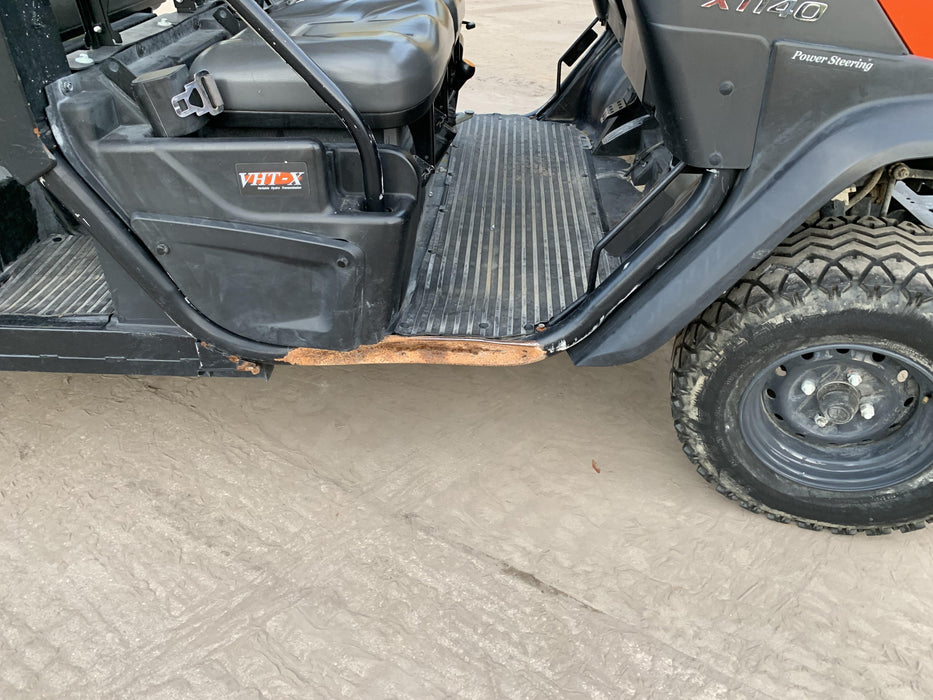 Kubota RTV-X1140W-H Kubota RTVX1140WH 4wd Utility Cart, LED Strobe, Windshield Tempered Glass, Plastic Canopy, Wire Harness Kit, Backup Alarm