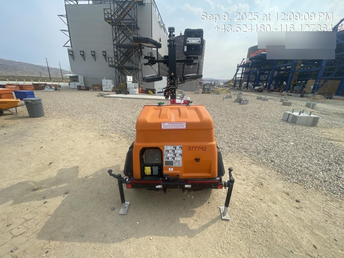 2023 Generac MLT2 Diesel, Flex Switch 120V Input, Powerzone Controller, 
(4) 320W LED Lights, 4kW Generator, 39.9 Gal Fuel Tank, 2" Ball, T3