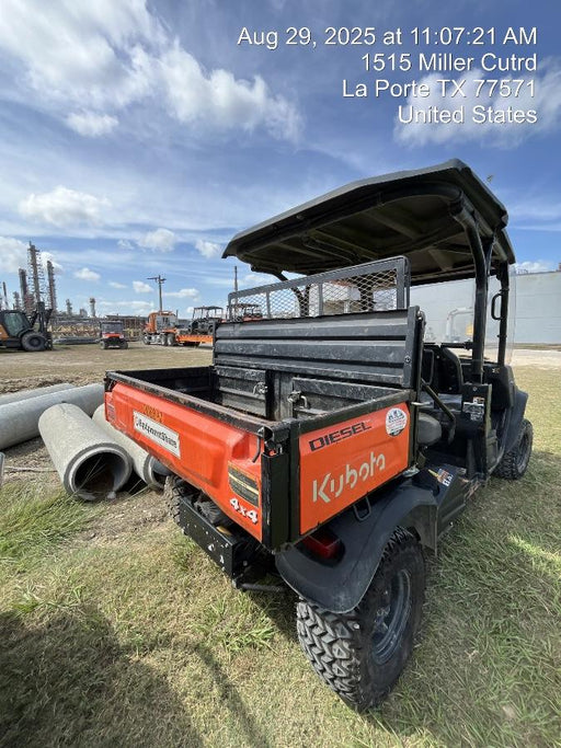 2022 Kubota RTV-X1140W-H Plastic Canopy, Windshield Acrylic Clear, LED Strobe Light, Wire Harness Kit, Back up Alarm