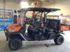 2022 Kubota RTV-X1140W-H Plastic Canopy, Windshield Acrylic Clear, LED Strobe Light, Wire Harness Kit, Back up Alarm