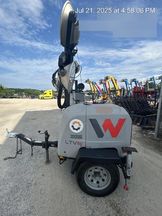 2019 Wacker Neuson LTV6L-MH Wacker Neuson LTV6L Mobile Light Tower w/Fuel Level Sensor Installed
